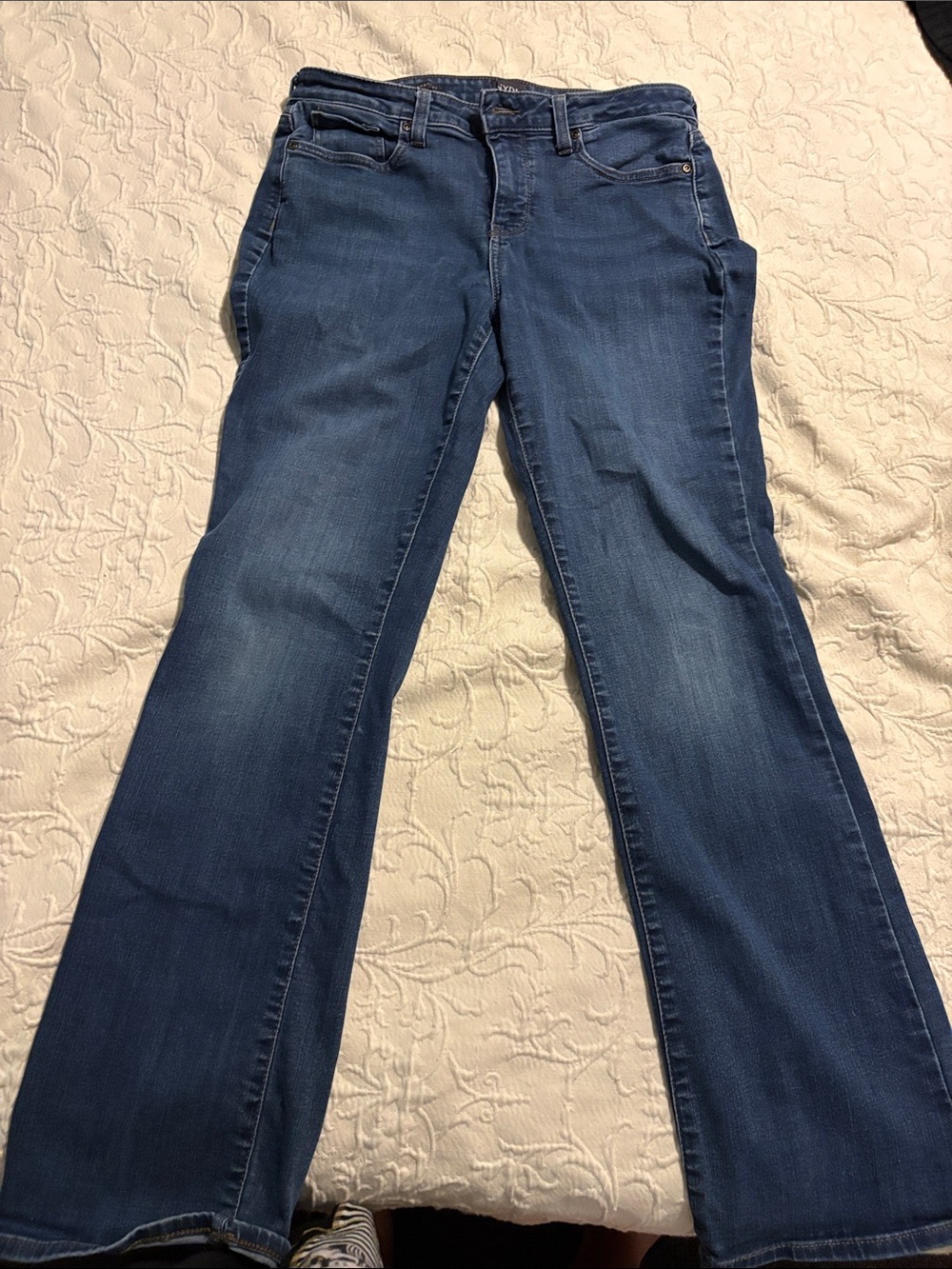 NYDJ Women's Medium Blue Flare Jeans